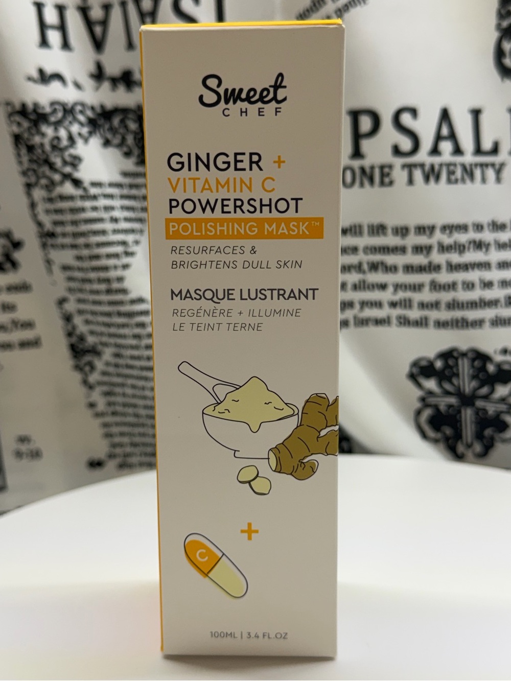 New Sweet Chef Ginger + Vitamin C Powershot Polishing Mask